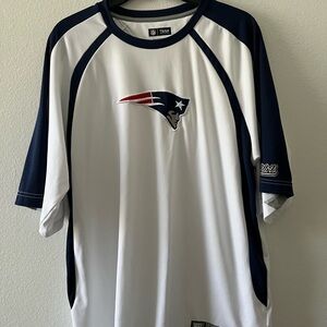 New England Patriots NFL Team Apparel Performance Shirt Navy / Red Size L